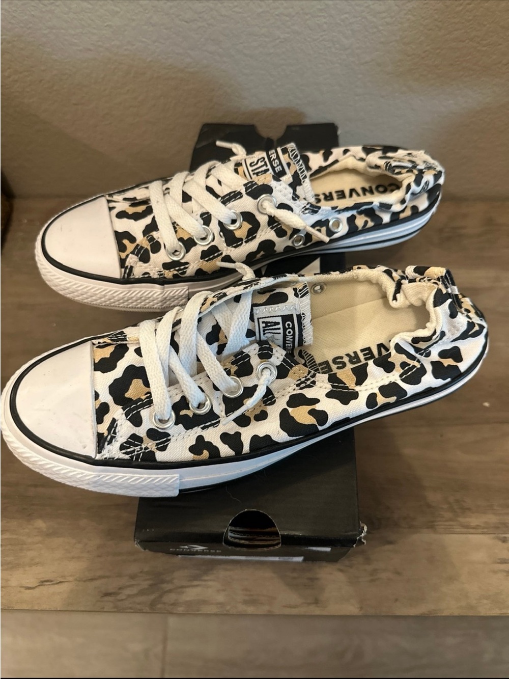 Converse Chuck Taylor All Star Leopard Print Slip On Sneakers
